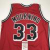 imageAutographedSigned Alonzo Mourning Miami Red Basketball Jersey JSA COA