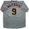 imageAutographedSigned Bill Mazeroski Pittsburgh Grey Baseball Jersey JSA COA