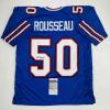 imageAutographedSigned Greg Rousseau Buffalo Blue Football Jersey JSA COA