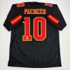 imageAutographedSigned Isiah Pacheco Kansas City Black Football Jersey JSA COA