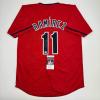imageAutographedSigned Jose Ramirez Cleveland Red Baseball Jersey JSA COA