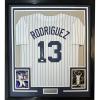 imageFramed AutographedSigned Alex Rodriguez 35x39 New York Pinstripe Baseball Jersey JSA COA