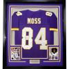 imageFramed AutographedSigned Randy Moss 33x42 Minnesota Purple Football Jersey JSA COA