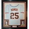 imageFramed Facsimile Autographed Barry Bonds 35x39 San Francisco Grey Reprint Laser Auto Baseball Jersey