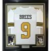 imageFramed Facsimile Autographed Drew Brees 35x39 New Orleans Color Rush Reprint Laser Auto Football Jersey Size Mens XL