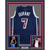 imageFramed Facsimile Autographed Kevin Durant 35x39 2024 United States Team USA Blue Reprint Laser Auto Basketball Jersey