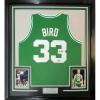 imageFramed Facsimile Autographed Larry Bird 35x39 Boston Green Reprint Laser Auto Basketball Jersey