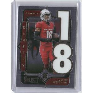 image2024 Panini Select 4 Marvin Harrison Jr Select Numbers Football Card