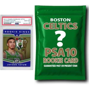imageBoston Celtics PSA 10 Graded Rookie Card Mystery Pack
