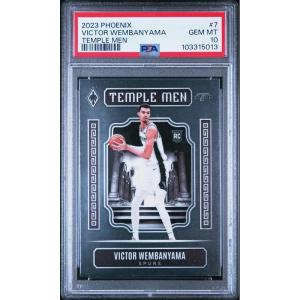 imageGraded 2023 Panini Phoenix Victor Wembanyama 7 Temple Men Rookie RC Basketball Card PSA 10 Gem Mint