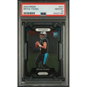 imageGraded 2023 Panini Prizm Bryce Young 311 Rookie RC Football Card PSA 10 Gem Mint