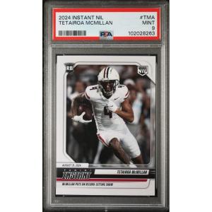 imageGraded 2024 Panini Instant NIL Tetairoa McMillan TMA Rookie RC Football Card PSA 9 Mint