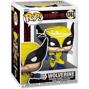 imageHugh Jackman Wolverine 1363 Facsimile Signed Reprint Laser Autographed Funko POP Movies Deadpool 3 Marvel Figurine with Protector Case
