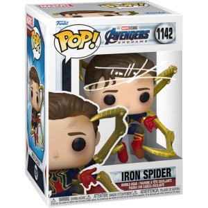 imageTom Holland Spiderman Unmasked SpiderMan 1142 Facsimile Signed Reprint Laser Autographed Funko POP Movies Marvel Endgame Figurine with Protector Case