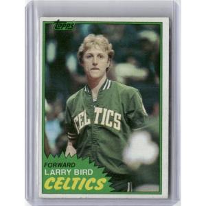 imageVintage 1981 Topps Larry Bird 4 Basketball Card