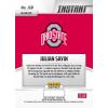 image2025 Panini Instant NIL Julian Sayin JSB Sayin Steers Ohio Sate Past Top Ranked Texas Ohio State Buckeyes Rookie RC Football Card
