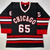 imageAutographedSigned Andrew Shaw Chicago Black Hockey Jersey JSA COA
