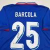 imageAutographedSigned Bradley Barcola France French National Team Blue Soccer Jersey Beckett BAS COA