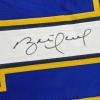imageAutographedSigned Brett Hull St Louis Blue White Numbers Hockey Jersey JSA COA