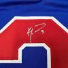 imageAutographedSigned Ken Morrow Blue Team USA Miracle On Ice 1980 Hockey Jersey JSA COA