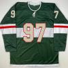 imageAutographedSigned Kirill Kaprizov Minnesota Green Hockey Jersey Beckett BAS COA