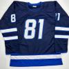 imageAutographedSigned Kyle Connor Winnipeg Blue Hockey Jersey JSA COA