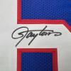 imageAutographedSigned Lawrence Taylor New York Blue Stat Football Jersey Beckett BAS COA