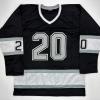 imageAutographedSigned Luc Robitaille HOF 09 Los Angeles LA Black Hockey Jersey JSA COA