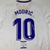 imageAutographedSigned Luka Modric Real Madrid White Soccer Jersey Beckett BAS COA