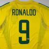 imageAutographedSigned Ronaldo Nazario Brazil Yellow Soccer Jersey Beckett BAS COA