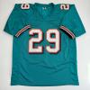 imageAutographedSigned Sam Madison Miami Teal Football Jersey JSA COA