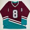 imageAutographedSigned Teemu Selanne Anaheim Maroon Retro Hockey Jersey JSA COA
