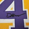 imageFacsimile Autographed Dalton Knecht Los Angeles LA Yellow Reprint Laser Auto Basketball Jersey Size Mens XL