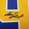 imageFacsimile Autographed Dominik Hasek Buffalo Blue Reprint Laser Auto Hockey Jersey Size Mens XL