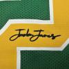 imageFacsimile Autographed Jordan James Oregon Green Reprint Laser Auto College Football Jersey Size Mens XL