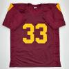 imageFacsimile Autographed Marcus Allen USC Maroon Reprint Laser Auto College Football Jersey Size Mens XL