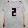 imageFacsimile Autographed Matt Ryan Atlanta White Reprint Laser Auto Football Jersey Size Mens XL