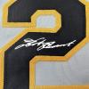 imageFacsimile Autographed Roberto Clemente Pittsburgh Grey Reprint Laser Auto Baseball Jersey Size Mens XL