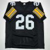 imageFacsimile Autographed Rod Woodson Pittsburgh Black Reprint Laser Auto Football Jersey Size Mens XL