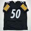imageFacsimile Autographed Ryan Shazier Pittsburgh Black Reprint Laser Auto Football Jersey Size Mens XL
