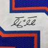 imageFacsimile Autographed Tim Tebow Florida Blue Reprint Laser Auto College Football Jersey Size Mens XL