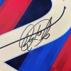 imageFramed AutographedSigned Raphinha Raphael Belloli 35x39 FC Barcelona Blue Soccer Jersey Beckett BAS COA