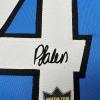imageFramed Facsimile Autographed Phil Foden 35x39 Manchester City Blue Reprint Laser Auto Soccer Jersey