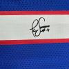 imageFramed Facsimile Autographed Phil Simms 35x39 New York Blue Reprint Laser Auto Football Jersey