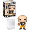 imageTerry Bradshaw 85 Facsimile Signed Reprint Laser Autographed Funko POP Football NFL Pittsburgh Steelers Figurine with Protector Case