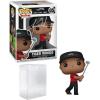 imageTiger Woods Swinging 05 Facsimile Signed Reprint Laser Autographed Funko POP Golf Figurine with Protector Case