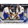 image2025 Topps Now VJ EdgecombeTyrese Maxey 32 Sixers Star Duo Makes Scoring History in 30 Start Philadelphia 76ers Basketball Card
