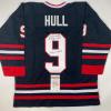 imageAutographedSigned Bobby HullHOF 1983 Chicago Black Hockey Jersey JSA COA