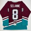 imageAutographedSigned Teemu Selanne Anaheim Maroon Retro Hockey Jersey JSA COA