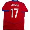 imageAutographedSigned Vitinha PSG Paris Saint Germain Red Soccer Futbol Jersey Beckett BAS COA